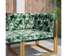 Lauko sofa pagalvėlė Poliesteris Lapų raštas 68,5 x 68,5 cm