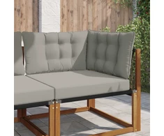 Lauko sofa pagalvėlė Poliesteris Pilka 68,5 x 68,5 cm