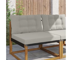 Lauko sofa pagalvėlė Poliesteris Pilka 80 x 68,5 cm