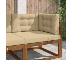 Lauko sofa pagalvėlė Poliesteris Smėlio 80 x 80 cm