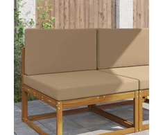 Lauko sofa pagalvėlė Poliesteris Taupe 80 x 80 cm