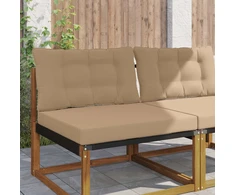Lauko sofa pagalvėlė Poliesteris Taupe 80 x 68,5 cm