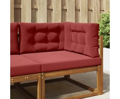 Lauko sofa pagalvėlė Poliesteris Vyno raudonumo 80 x 80 cm