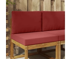 Lauko sofa pagalvėlė Poliesteris Vyno raudonumo 60 x 60 cm