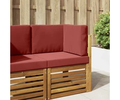 Lauko sofa pagalvėlė Poliesteris Vyno raudonumo 60 x 60 cm