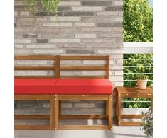 Lauko sofa pagalvėlė Raudona 60 x 60 x 8 cm Poliesteris