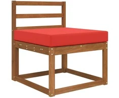 Lauko sofa pagalvėlė Raudona 60 x 60 x 8 cm Poliesteris