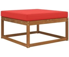 Lauko sofa pagalvėlė Raudona 80 x 80 x 8 cm Poliesteris
