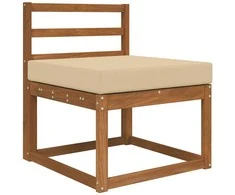 Lauko sofa pagalvėlė Smėlio 60 x 60 x 8 cm Poliesteris