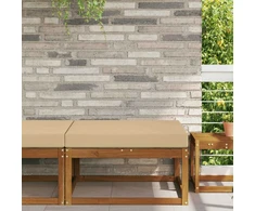Lauko sofa pagalvėlė Smėlio 80 x 80 x 8 cm Poliesteris