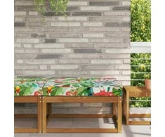 Lauko sofa pagalvėlė spalvingas 80 x 80 x 8 cm Poliesteris