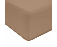 Lauko sofa pagalvėlė Poliesteris Taupe 80 x 80 cm
