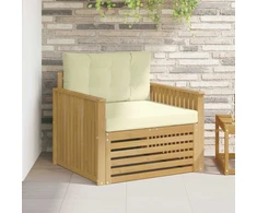 Lauko sofa Poliesteris Balta