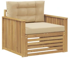 Lauko sofa Poliesteris Balta
