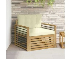 Lauko sofa Poliesteris Balta