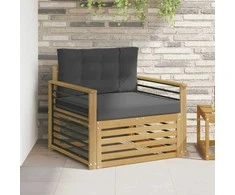 Lauko sofa Poliesteris Balta