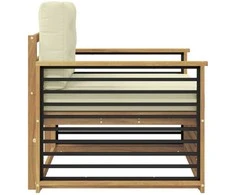 Lauko sofa Poliesteris Balta