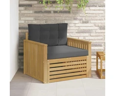Lauko sofa Poliesteris Balta