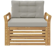 Lauko sofa Poliesteris Balta