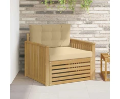 Lauko sofa Poliesteris Balta