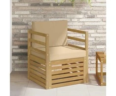 Lauko sofa Poliesteris Balta