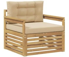 Lauko sofa Poliesteris Balta
