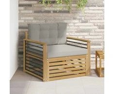 Lauko sofa Poliesteris Balta