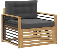 Lauko sofa Poliesteris Balta