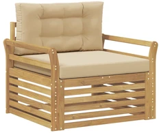 Lauko sofa Poliesteris Balta