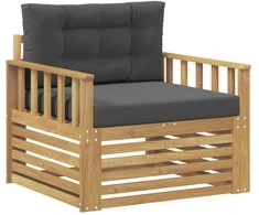 Lauko sofa Poliesteris Balta