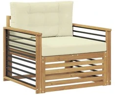 Lauko sofa Poliesteris Balta