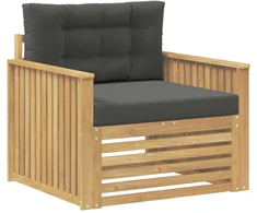 Lauko sofa Poliesteris Balta