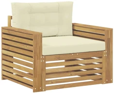 Lauko sofa Poliesteris Balta