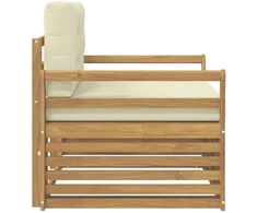 Lauko sofa Poliesteris Balta