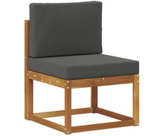 Lauko sofos komplektas 11 pcs Natūralus ir antracitas