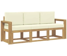 Lauko sofos komplektas 3 pcs