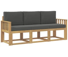 Lauko sofos komplektas 3 pcs