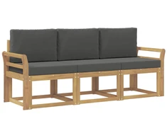 Lauko sofos komplektas 3 pcs