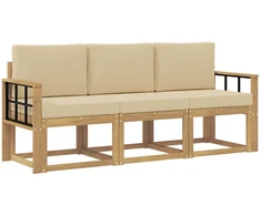 Lauko sofos komplektas 3 pcs