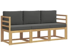 Lauko sofos komplektas 3 pcs