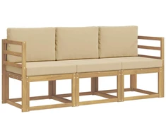 Lauko sofos komplektas 3 pcs