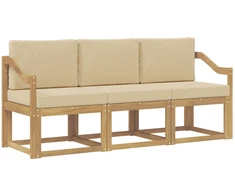 Lauko sofos komplektas 3 pcs