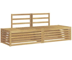 Lauko sofos komplektas 3 Vienetas Balta 182,5 x 63 x 73 cm
