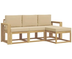 Lauko sofos komplektas 4 pcs