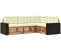 Lauko sofos komplektas 4 pcs