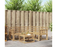 Lauko sofos komplektas 5 pcs Balta 59 x 59 x 37 cm