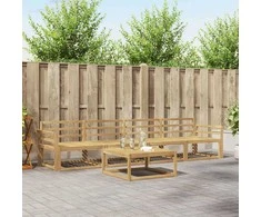 Lauko sofos komplektas 5 pcs Balta 79 x 79 x 37 cm