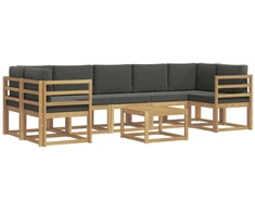 Lauko sofos komplektas 6 pcs