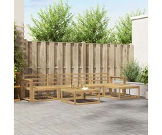 Lauko sofos komplektas 6 pcs Balta 79 x 79 x 37 cm