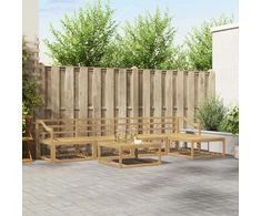 Lauko sofos komplektas 6 pcs Balta 79 x 79 x 37 cm